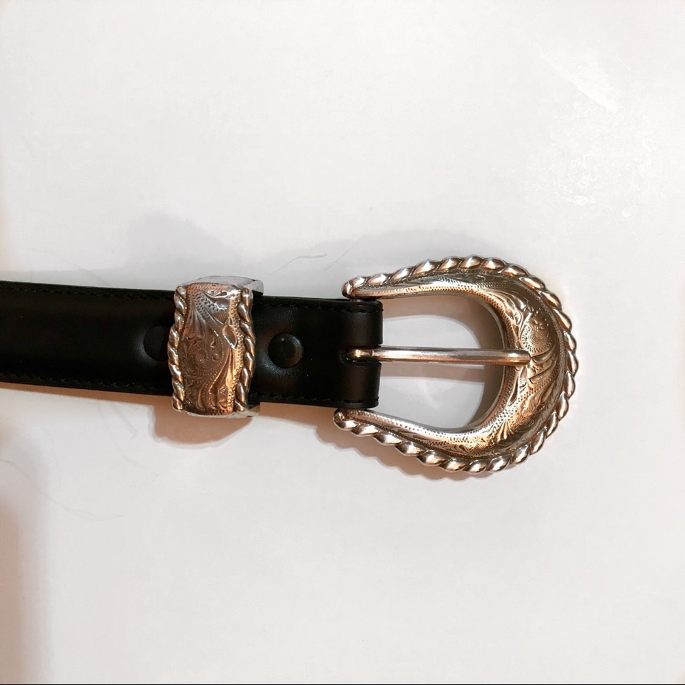 Resistol Western Black Leather Belt - Picture 3 of 4